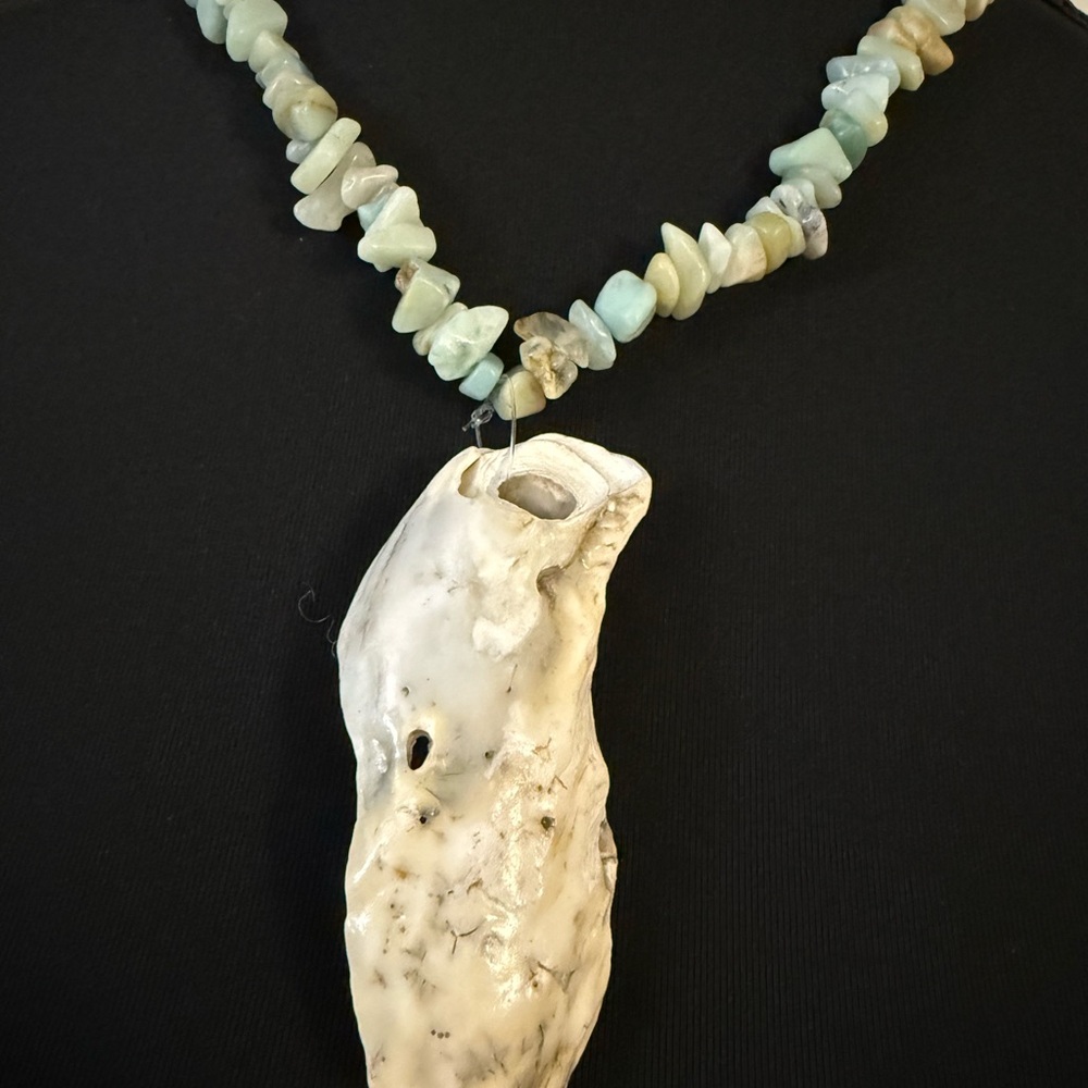 Blue and White Necklace